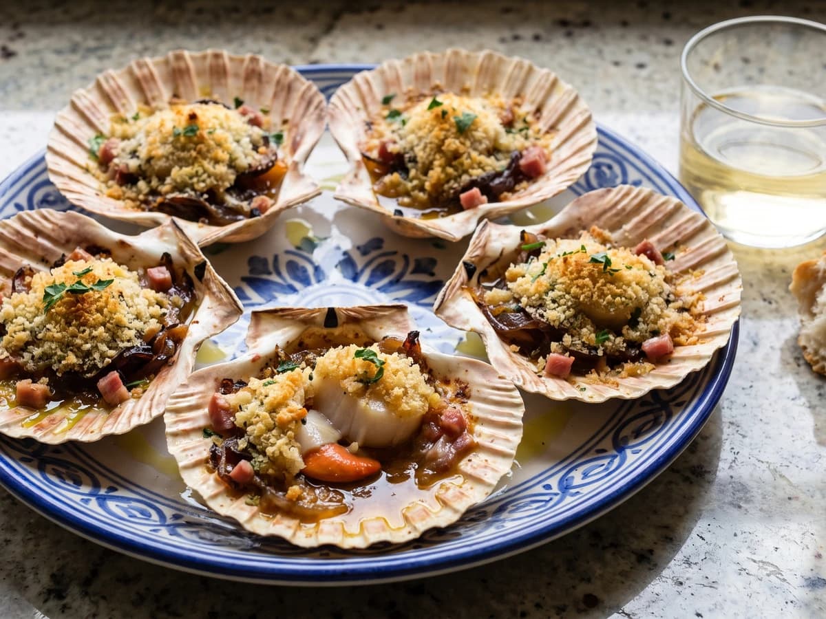 Vieiras al Horno - Chef Isabel