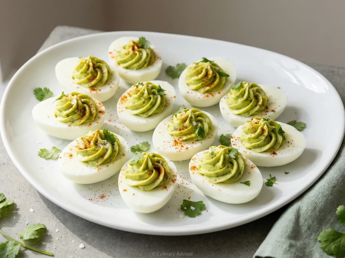 Avocado Deviled Eggs