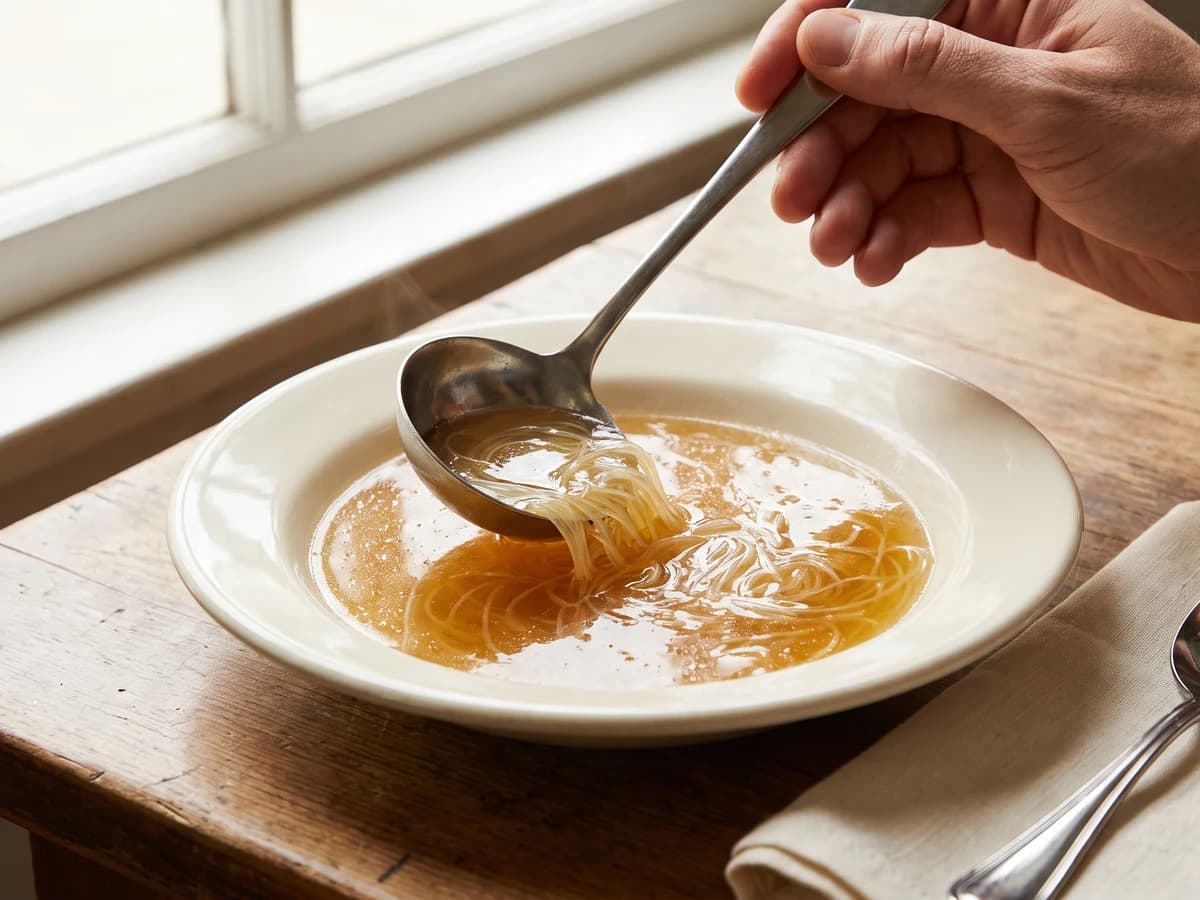 Directions for Soup with Pastes - Chef Juliette