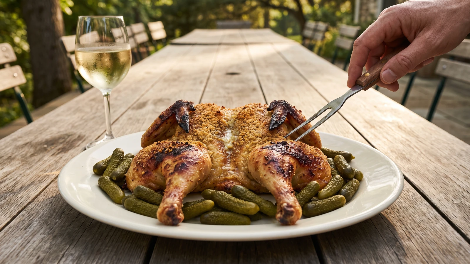 Poulet de Grains, Grillé à l’Anglaise (Spatchcock)