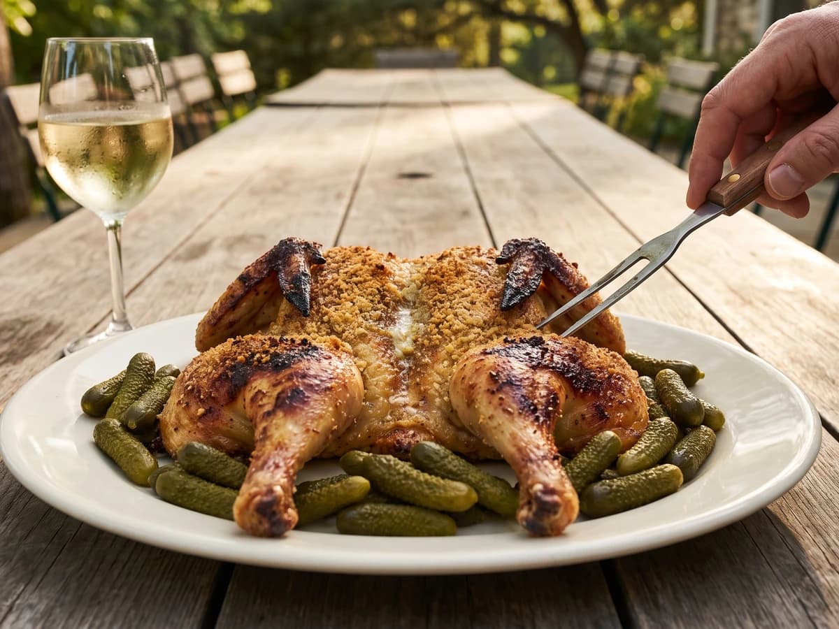 Poulet de Grains, Grillé à l’Anglaise (Spatchcock) - Chef Juliette