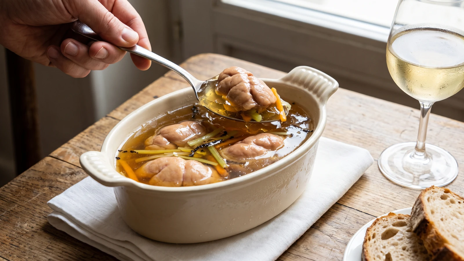 Ris de Veau à la Richelieu