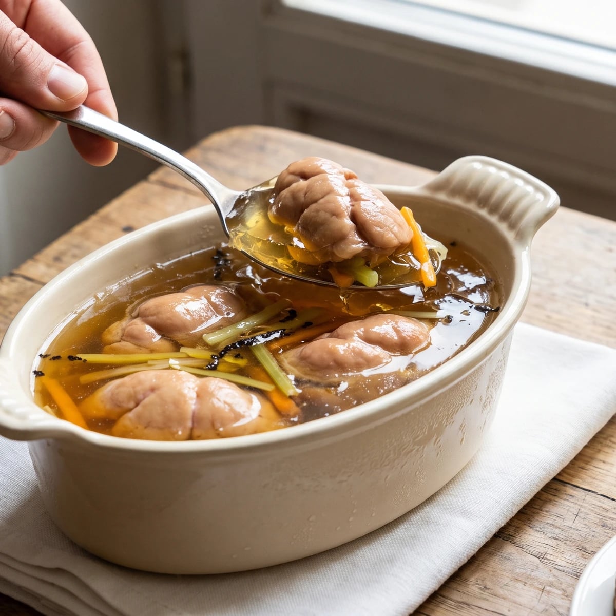 Ris de Veau à la Richelieu