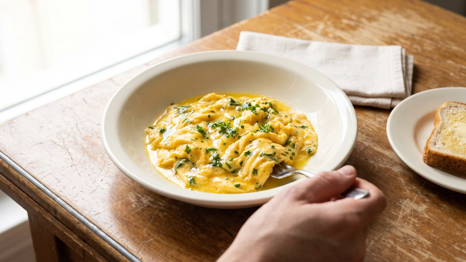 Scrambled Eggs with Herbs