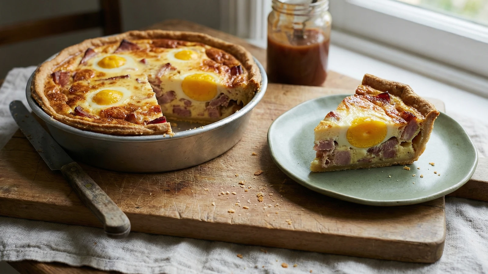 Egg and Bacon Pie