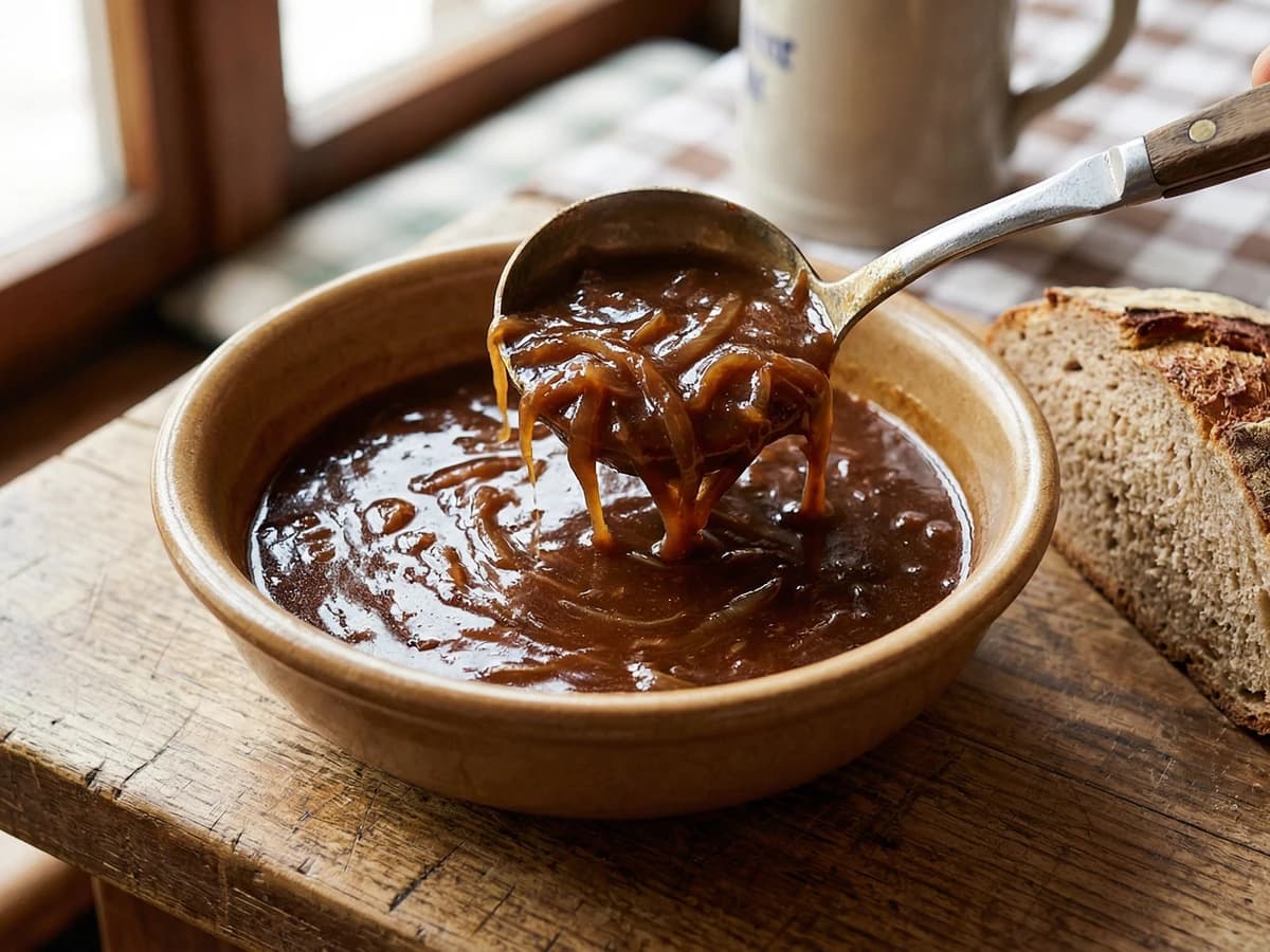 Zwiebelsauce (Viennese Onion Gravy) - Chef Elsa