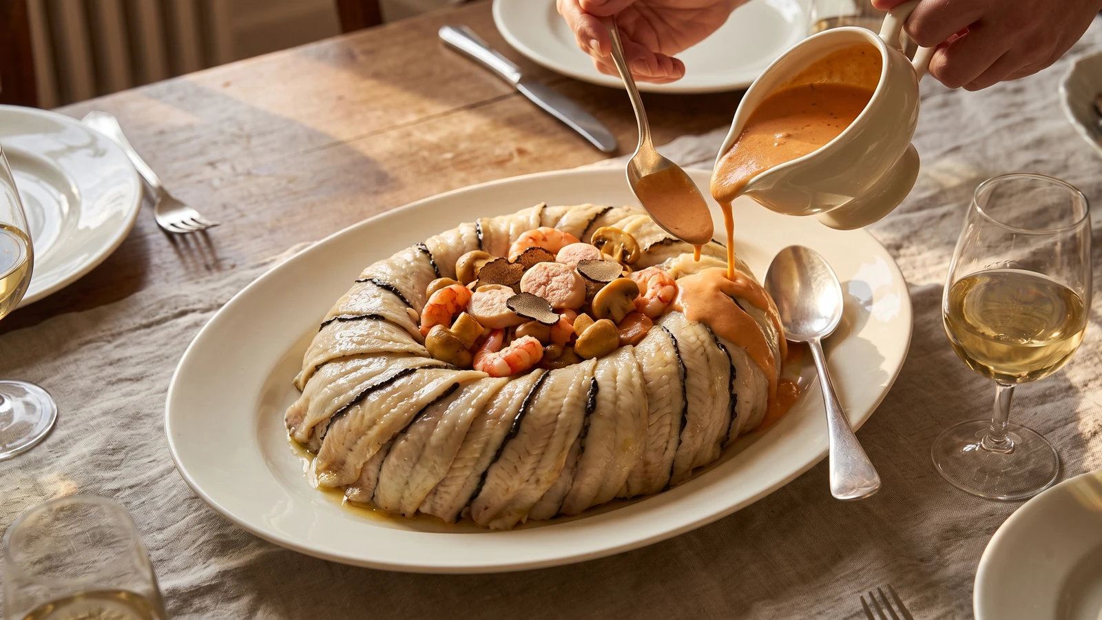 Turban de Filets de Soles à la Villaret