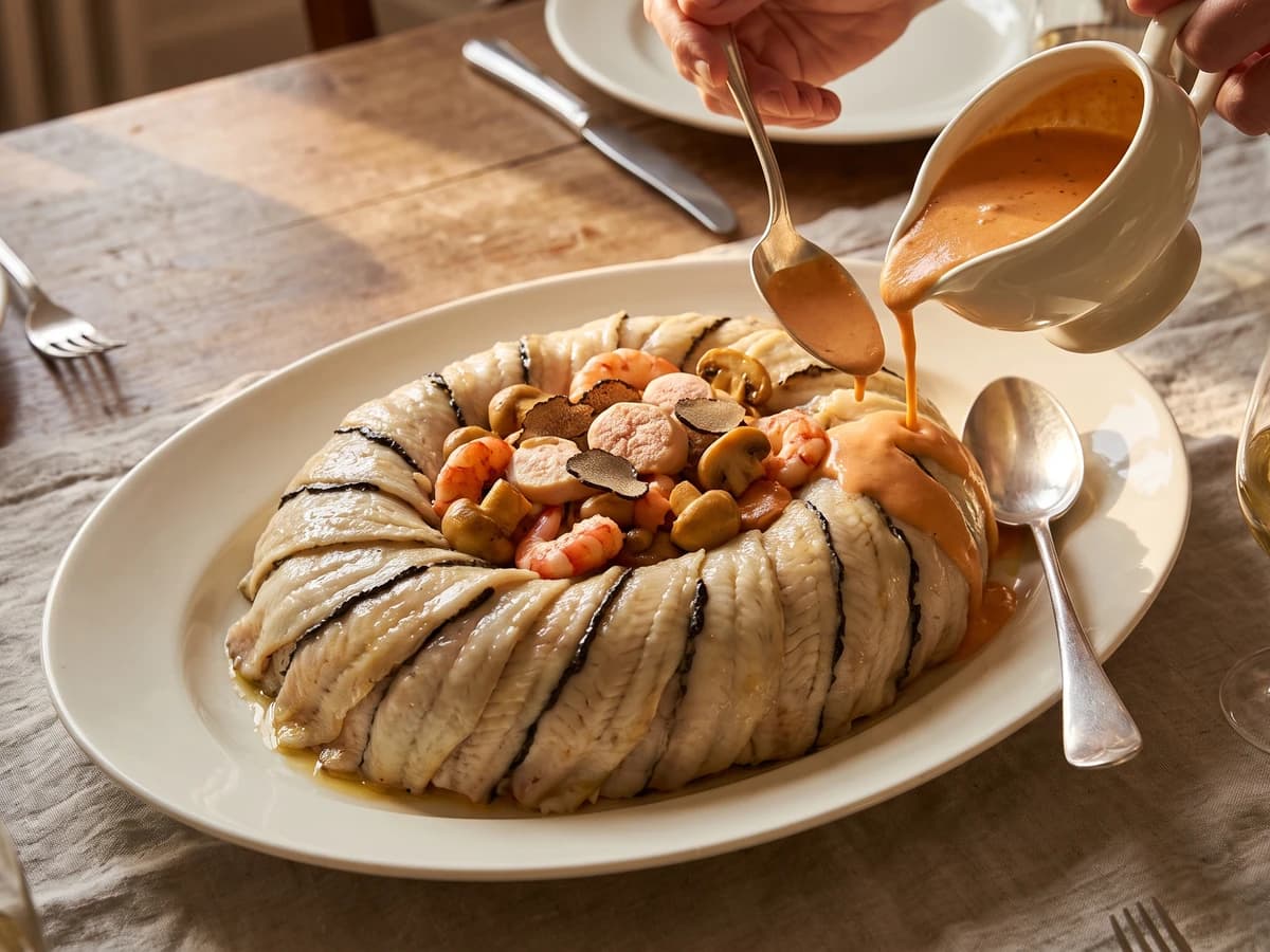 Turban de Filets de Soles à la Villaret - Chef Juliette