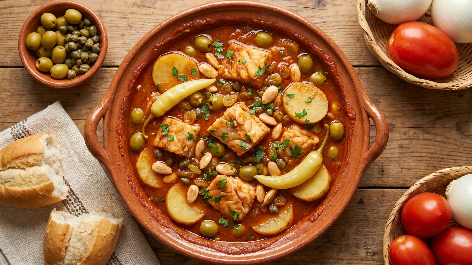 Bacalao a la Veracruzana