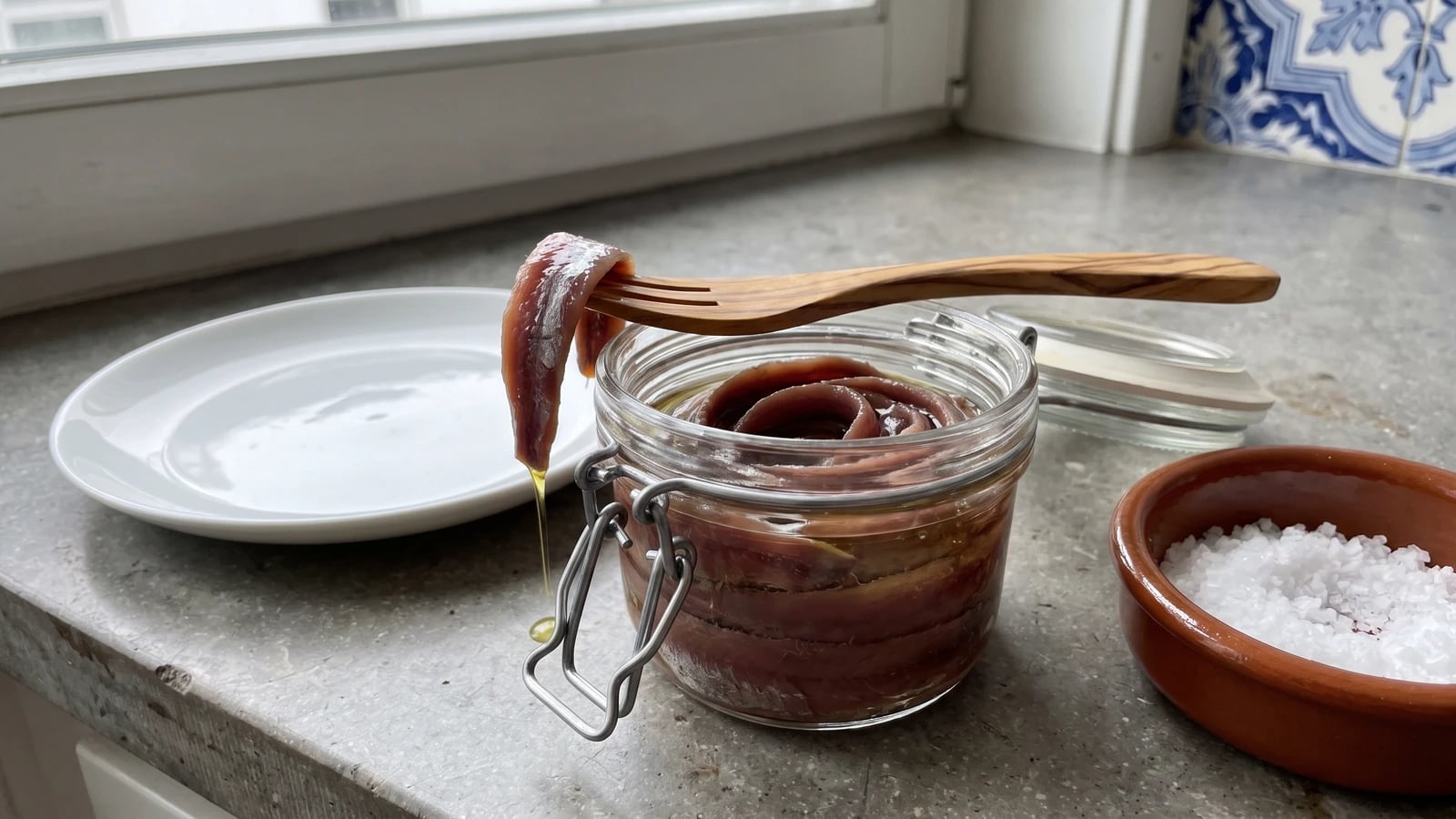Anchoas del Cantábrico en Salazón