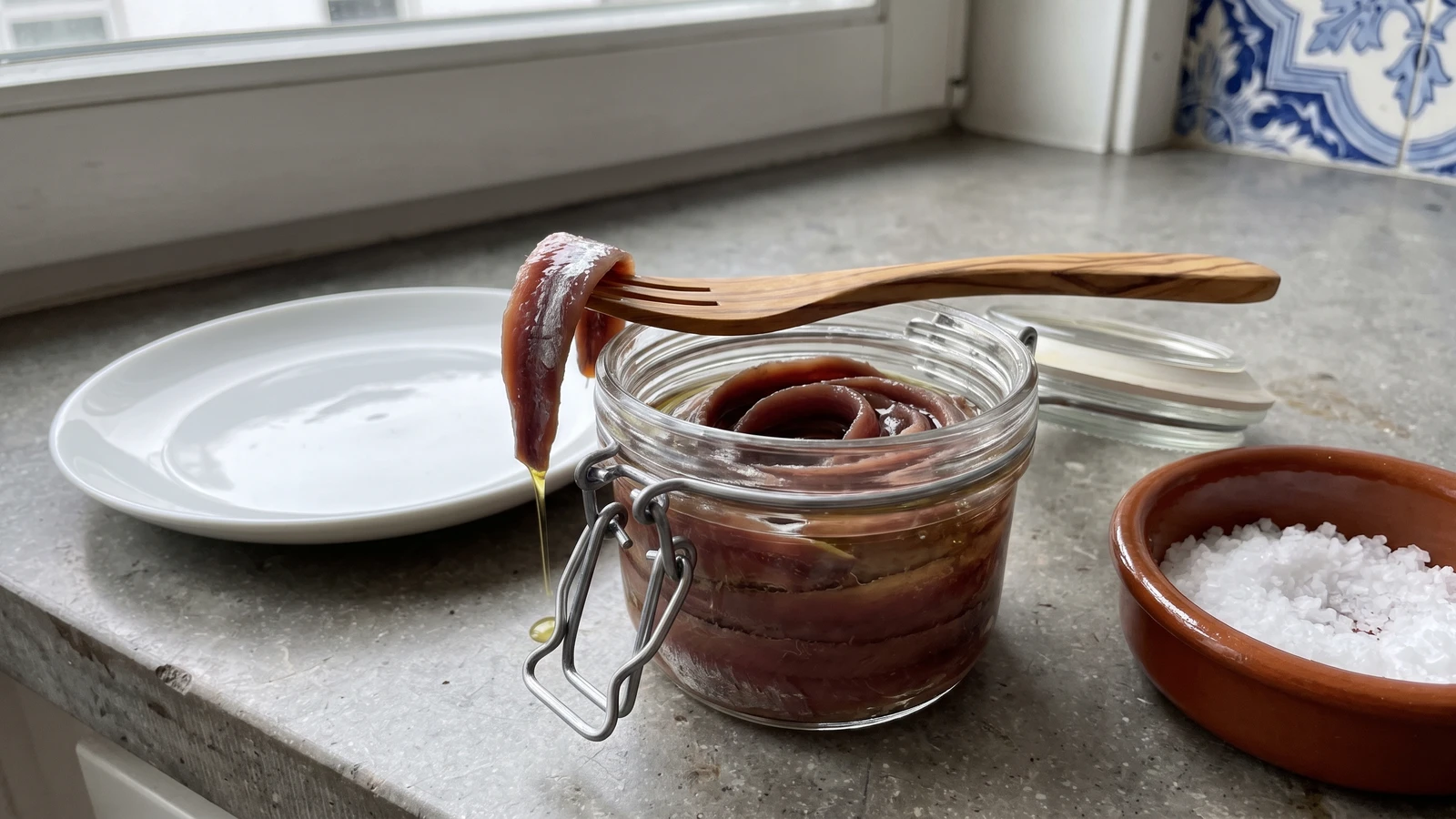 Anchoas del Cantábrico en Salazón
