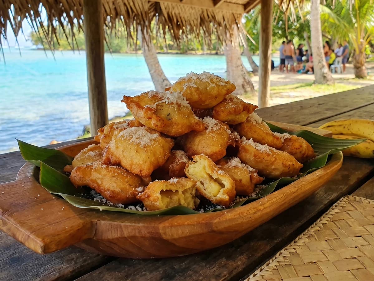 Beignets de Banane au Meiʻa (Tahitian Banana Fritters) - Chef Makoa