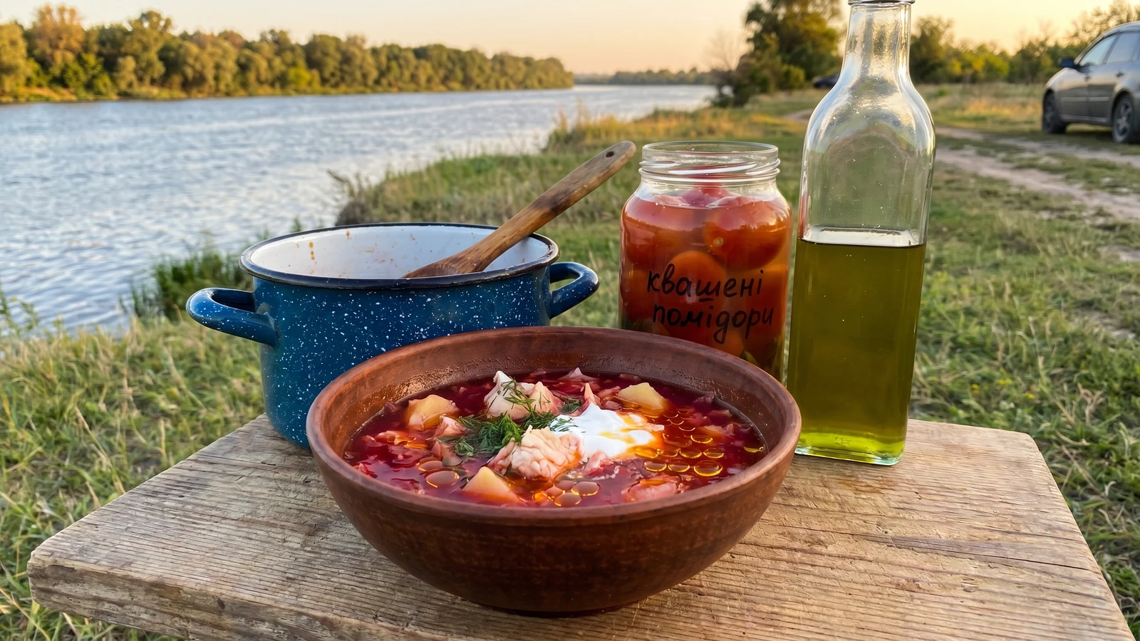 Pivdennyi Rybnyi Borshch (південний рибний борщ, southern fish borshch)