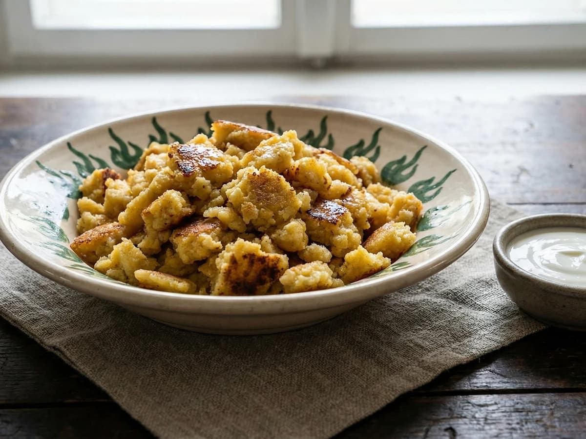 Türkensterz (Carinthian Cornmeal Sterz) - Chef Elsa