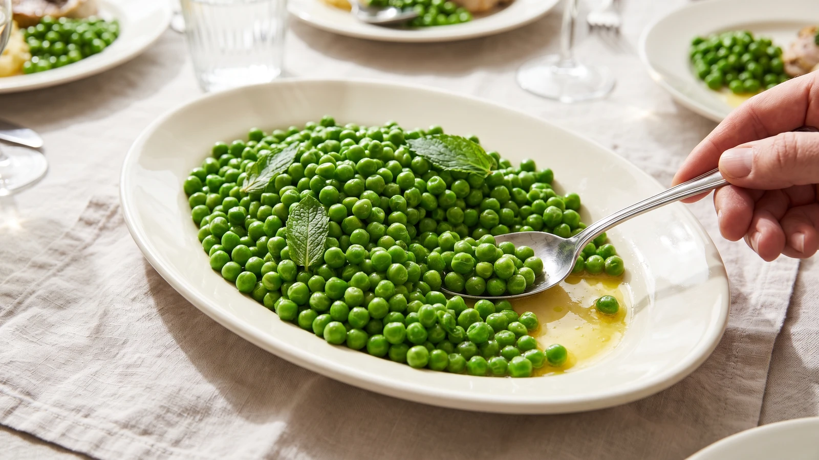 Petits Pois à la Menthe