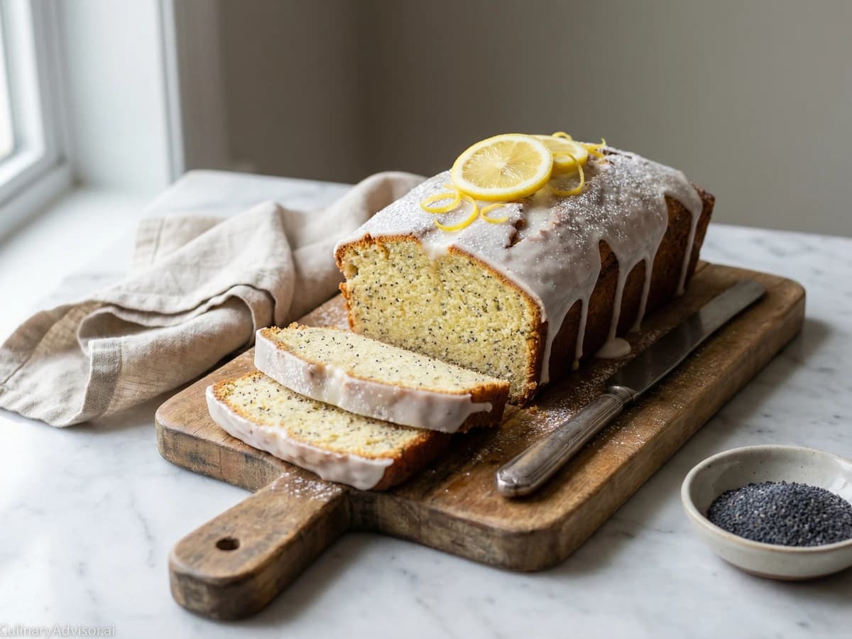 Lemon Poppy Seed Loaf - Chef Dean