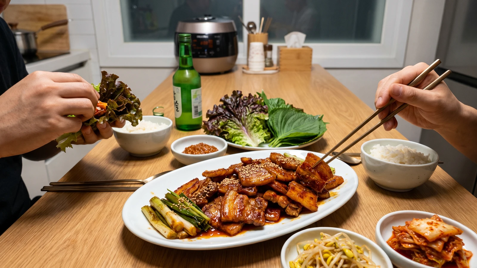 Gochujang-samgyeopsal (Red Chili Pork Belly)
