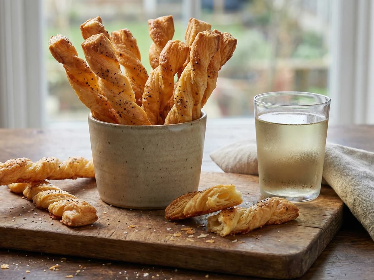 Cheddar Cheese Straws - Chef Thomas