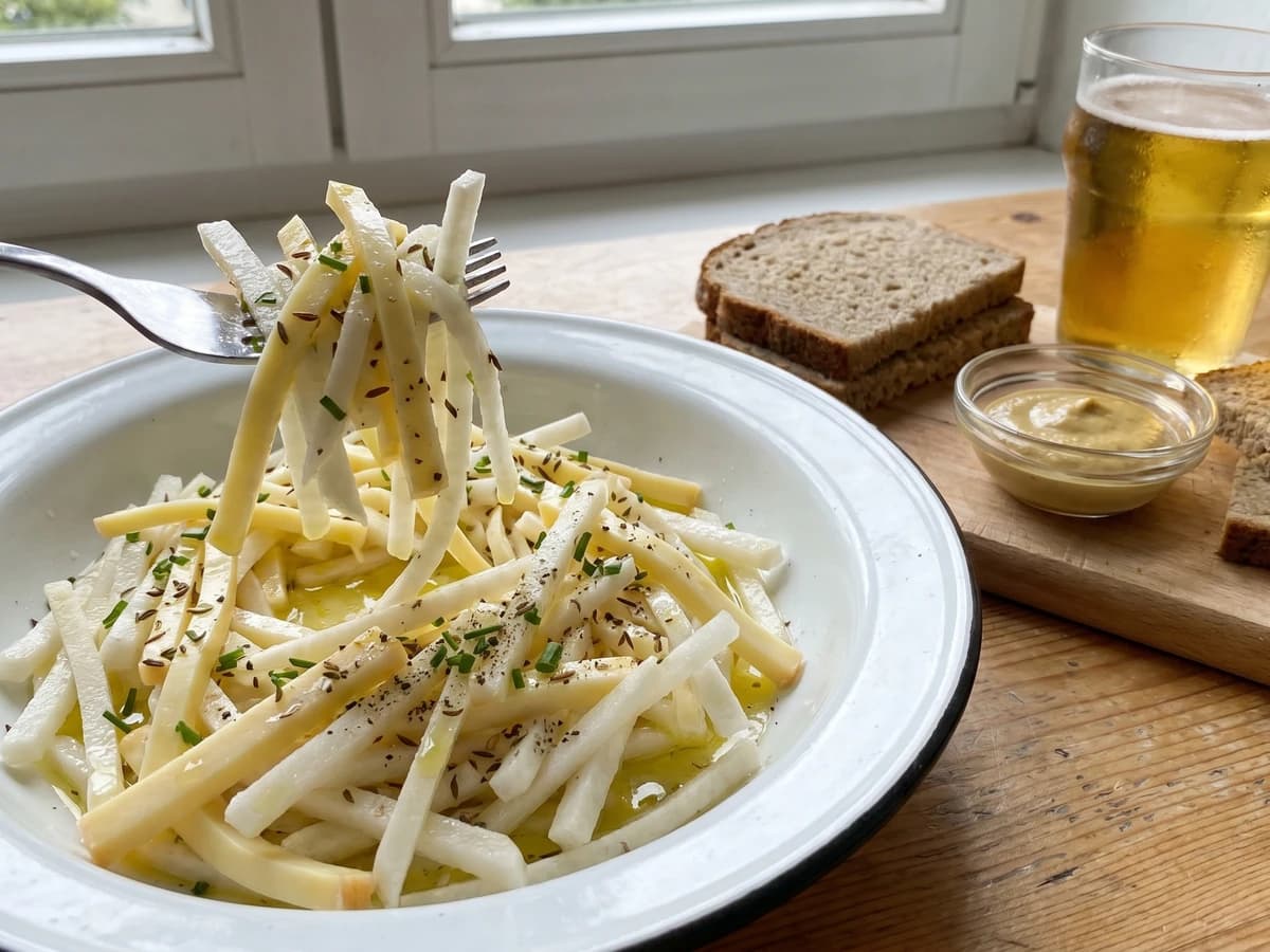 Käse-Rettich-Salat