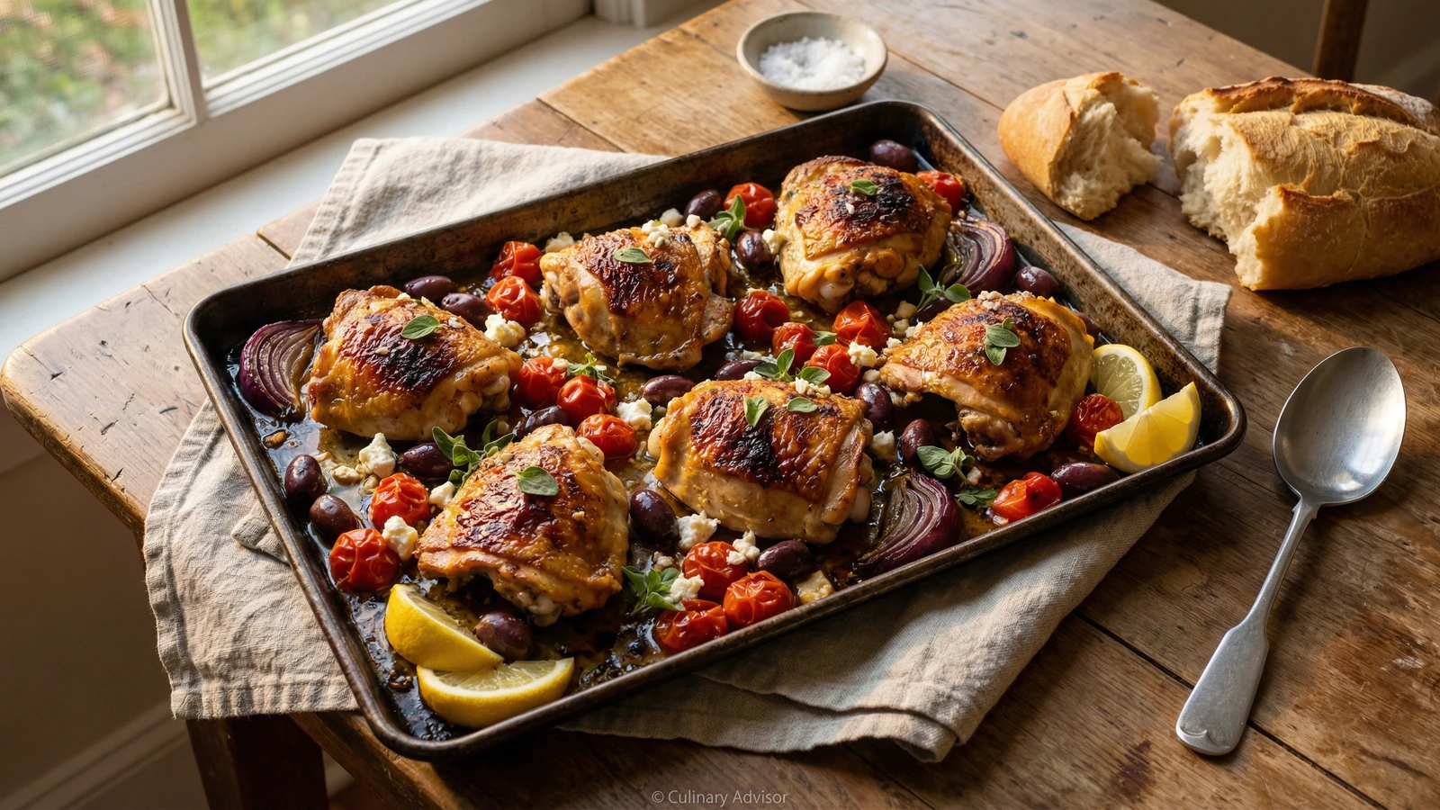 Greek Sheet Pan Chicken