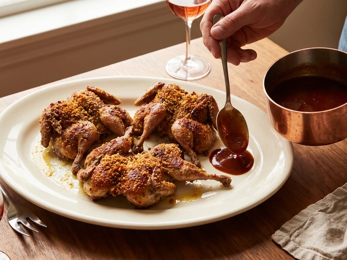 Pigeonneaux en Crapaudine