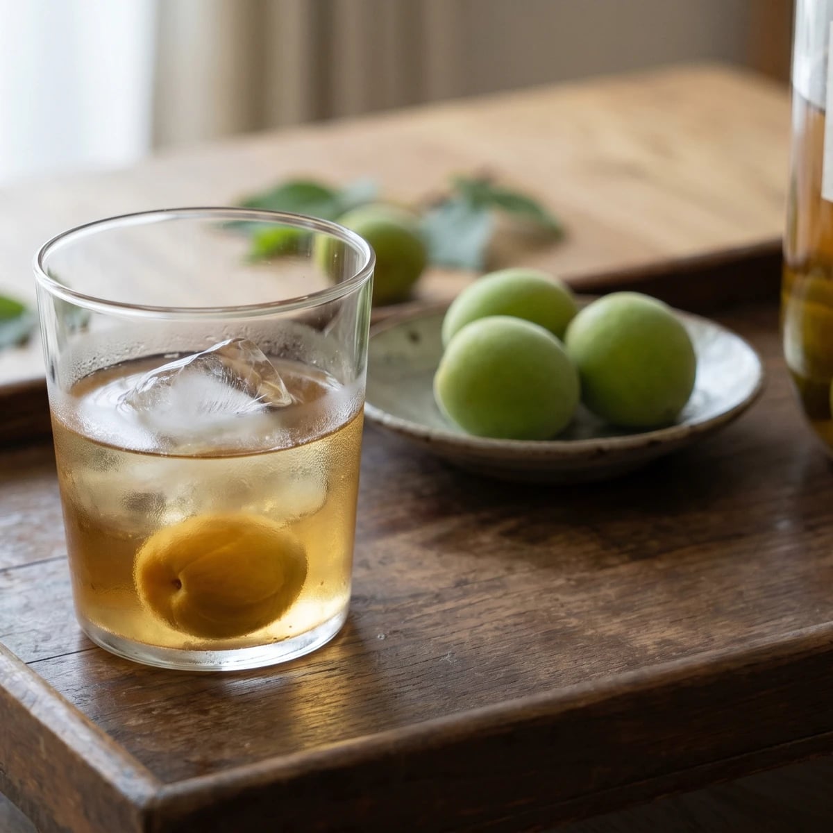 Umeshu (梅酒, homemade plum liqueur)