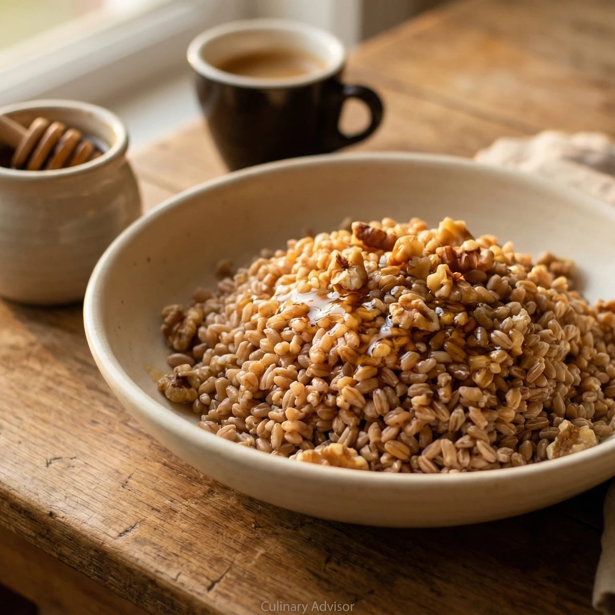 Farro con Miele e Noci