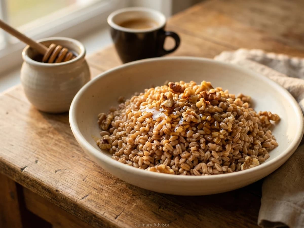 Farro con Miele e Noci
