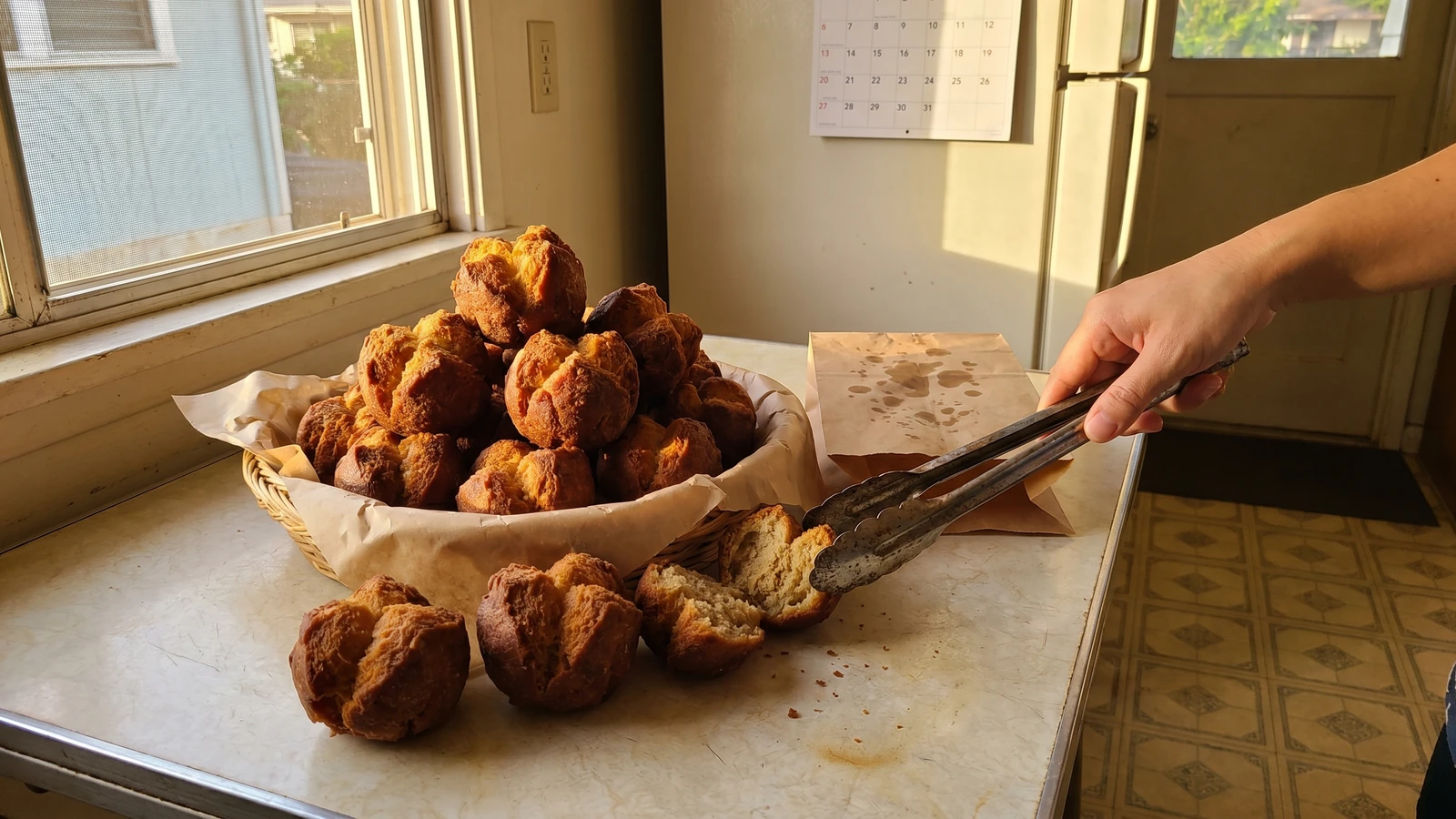 Sātā Andāgī (Okinawan Sugar Doughnuts, Hawaiʻi Local Style)