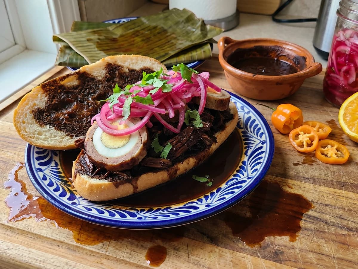 Torta de Relleno Negro - Chef Lupita