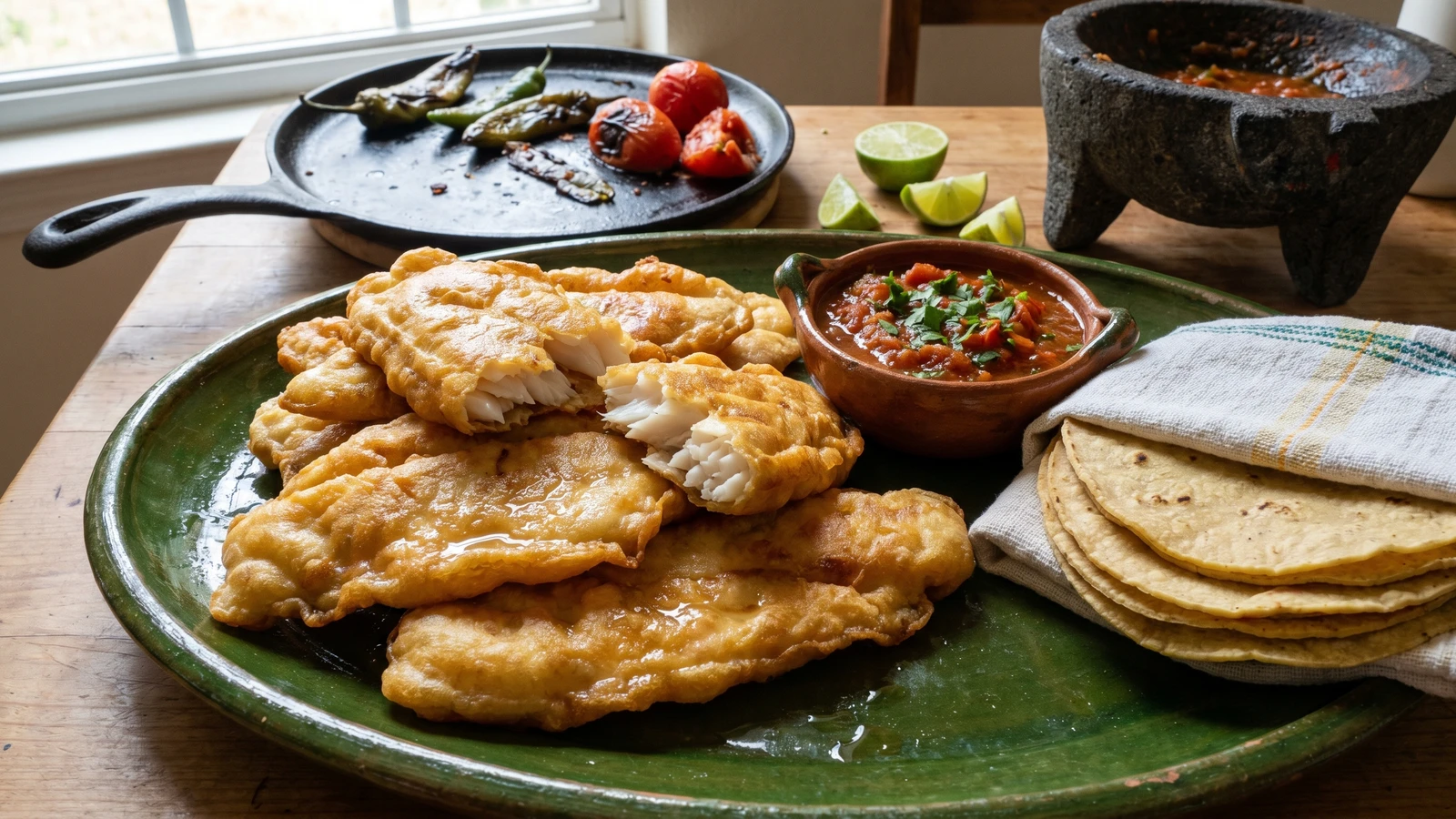 Pátzcuaro Battered White Fish