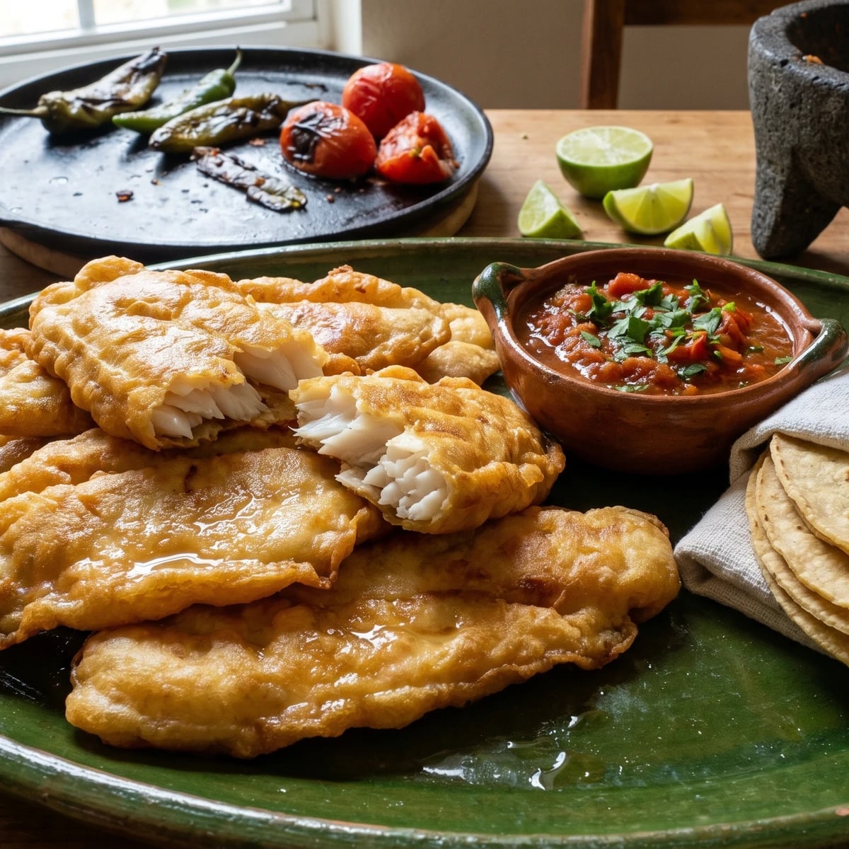 Pátzcuaro Battered White Fish