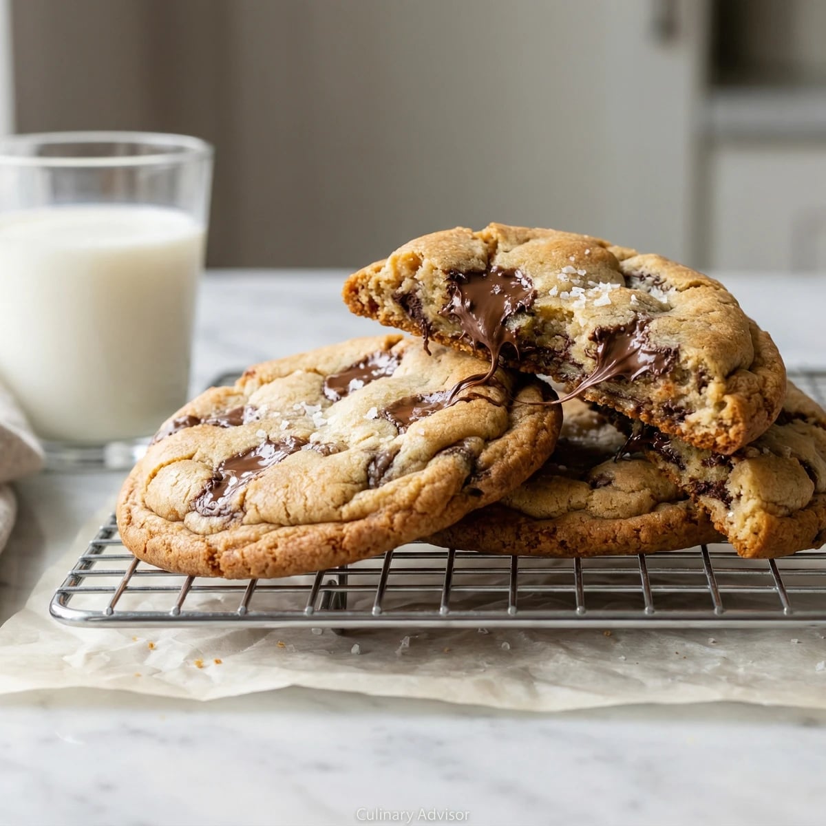 Thick Bakery-Style Chocolate Chip Cookies