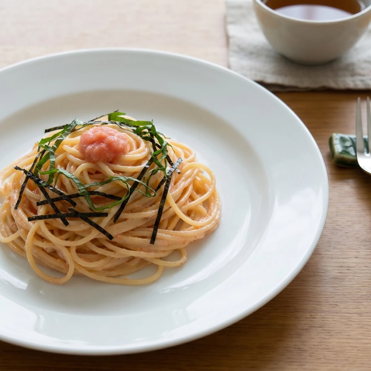 Mentaiko Pasta (明太子パスタ, spicy cod-roe pasta)