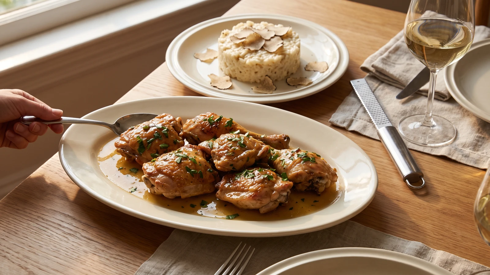 Poulet Sauté Piémontaise