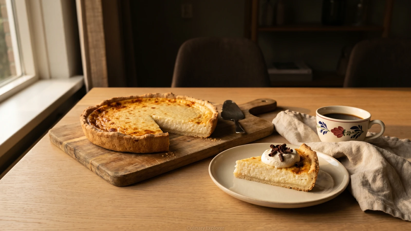 Rijstevlaai (Limburg Rice Tart)