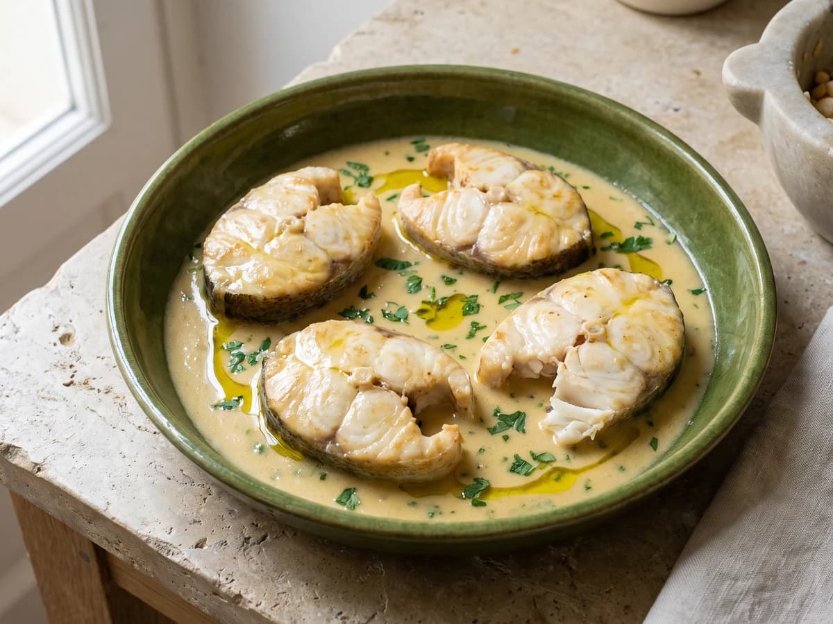 Lluç amb Salsa d'Ametlles - Chef Isabel