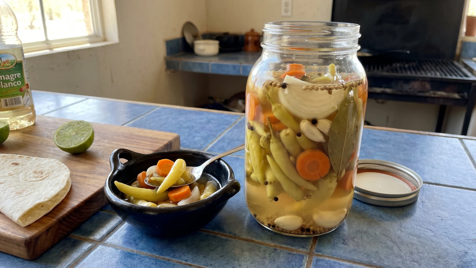 Chiles Güeros en Escabeche del Norte