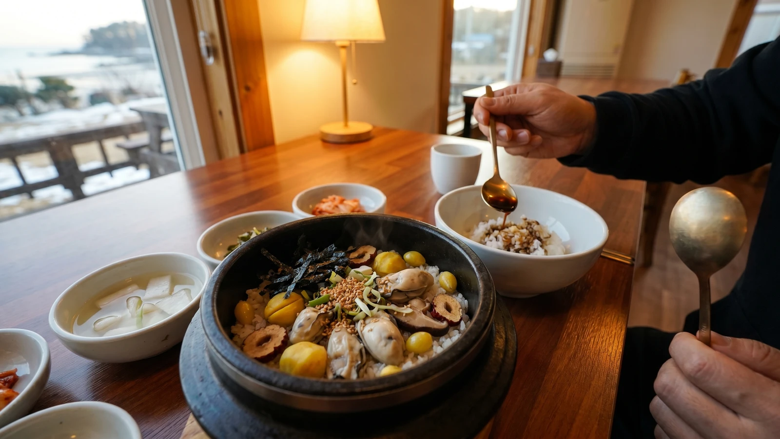 Yeongyang-gulbap (영양굴밥, Oyster Rice)