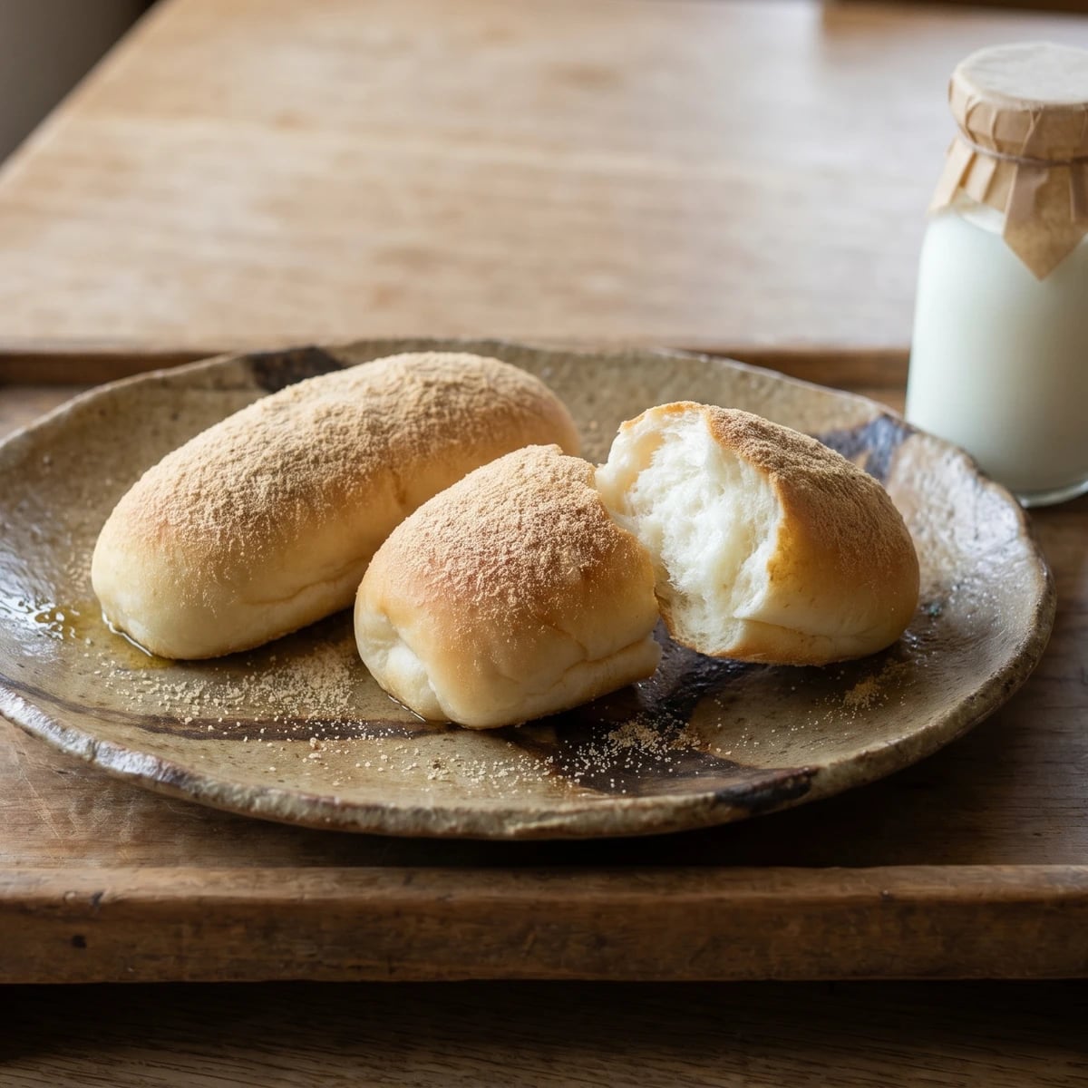 Sugar-Fried School-Lunch Bread (揚げパン, Age-pan)