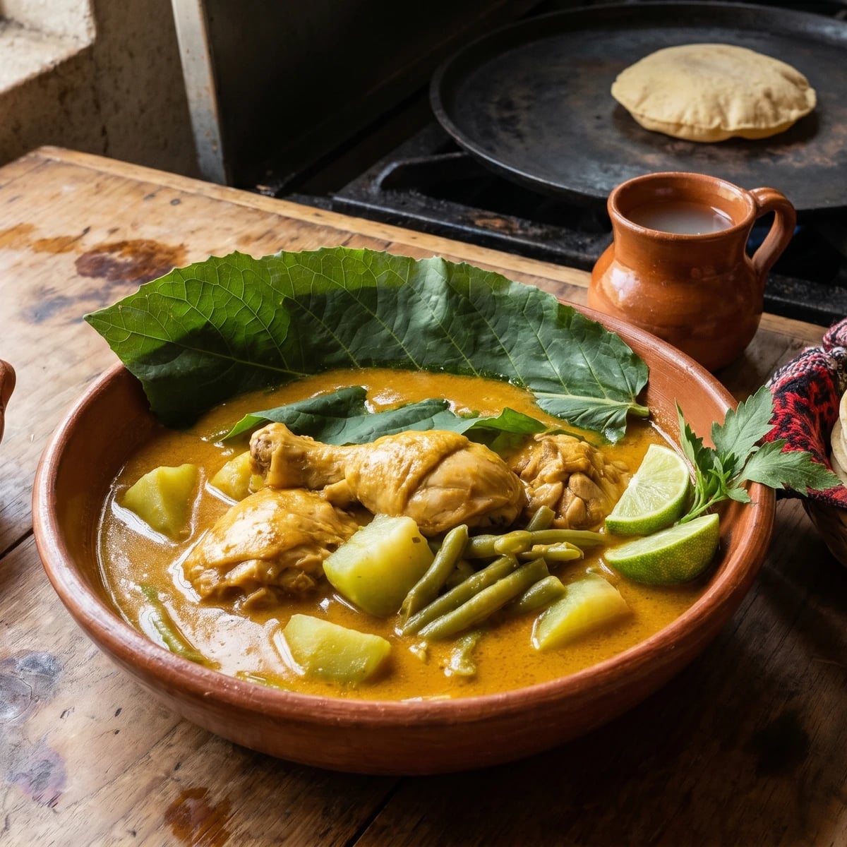 Mole Amarillo Oaxaqueño con Pollo