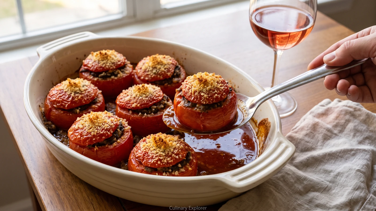 Tomates Farcies au Gratin