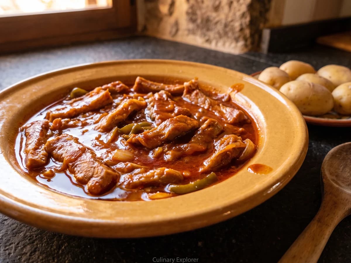 Tollos en Salsa Canarios - Chef Isabel