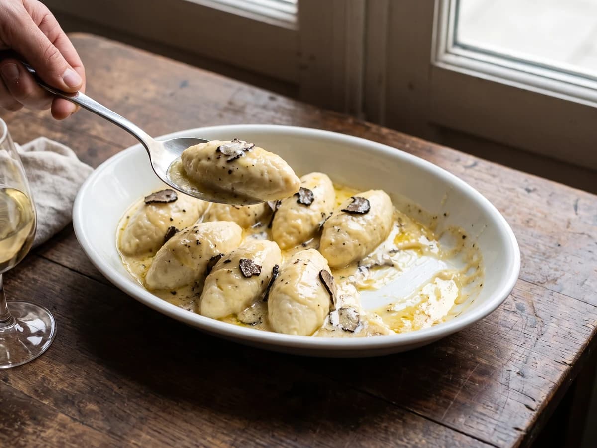 Quenelles de Brochet à la Lyonnaise