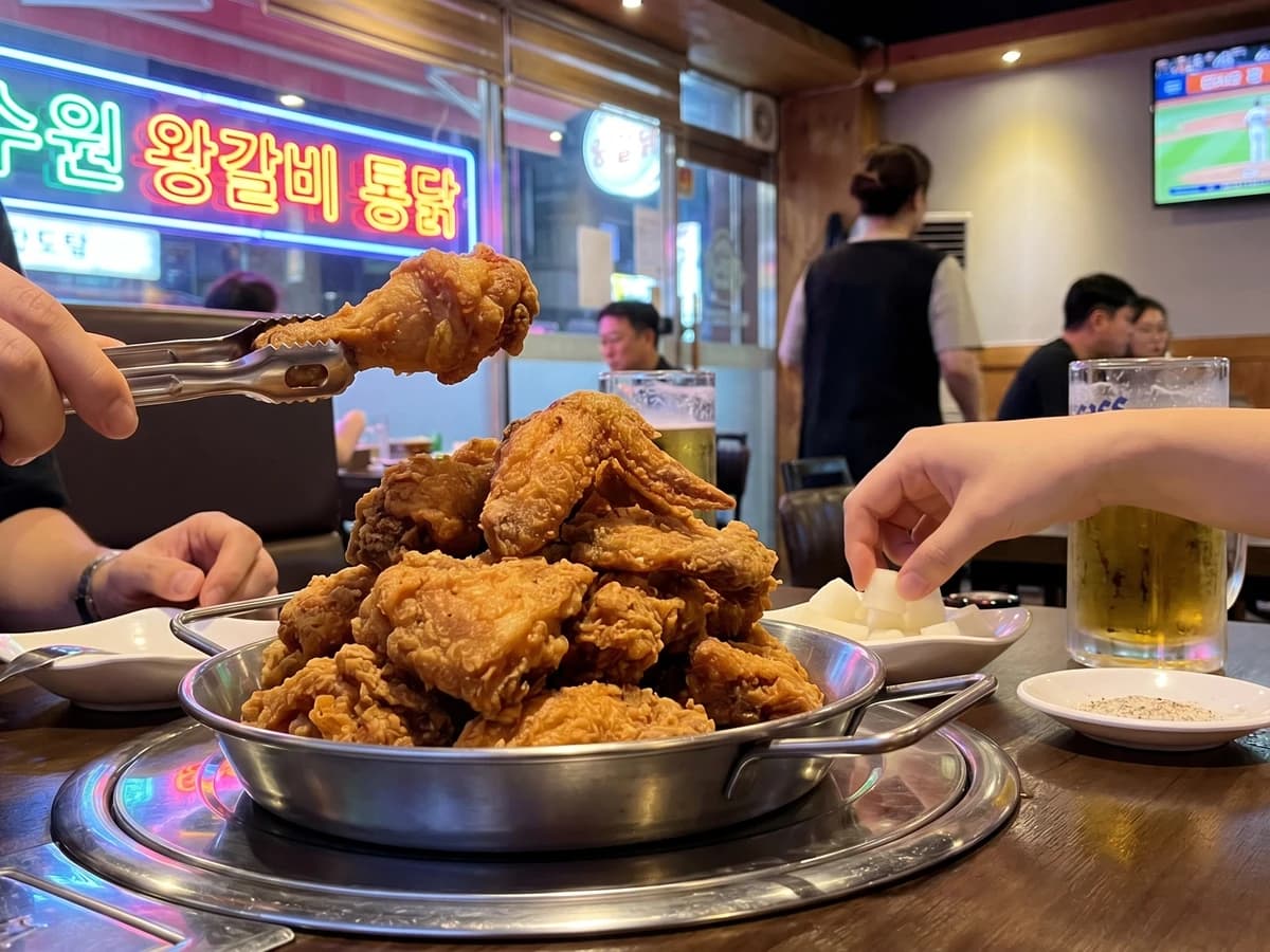 Huraideu-chikin (후라이드치킨, Korean Double-Fried Chicken)