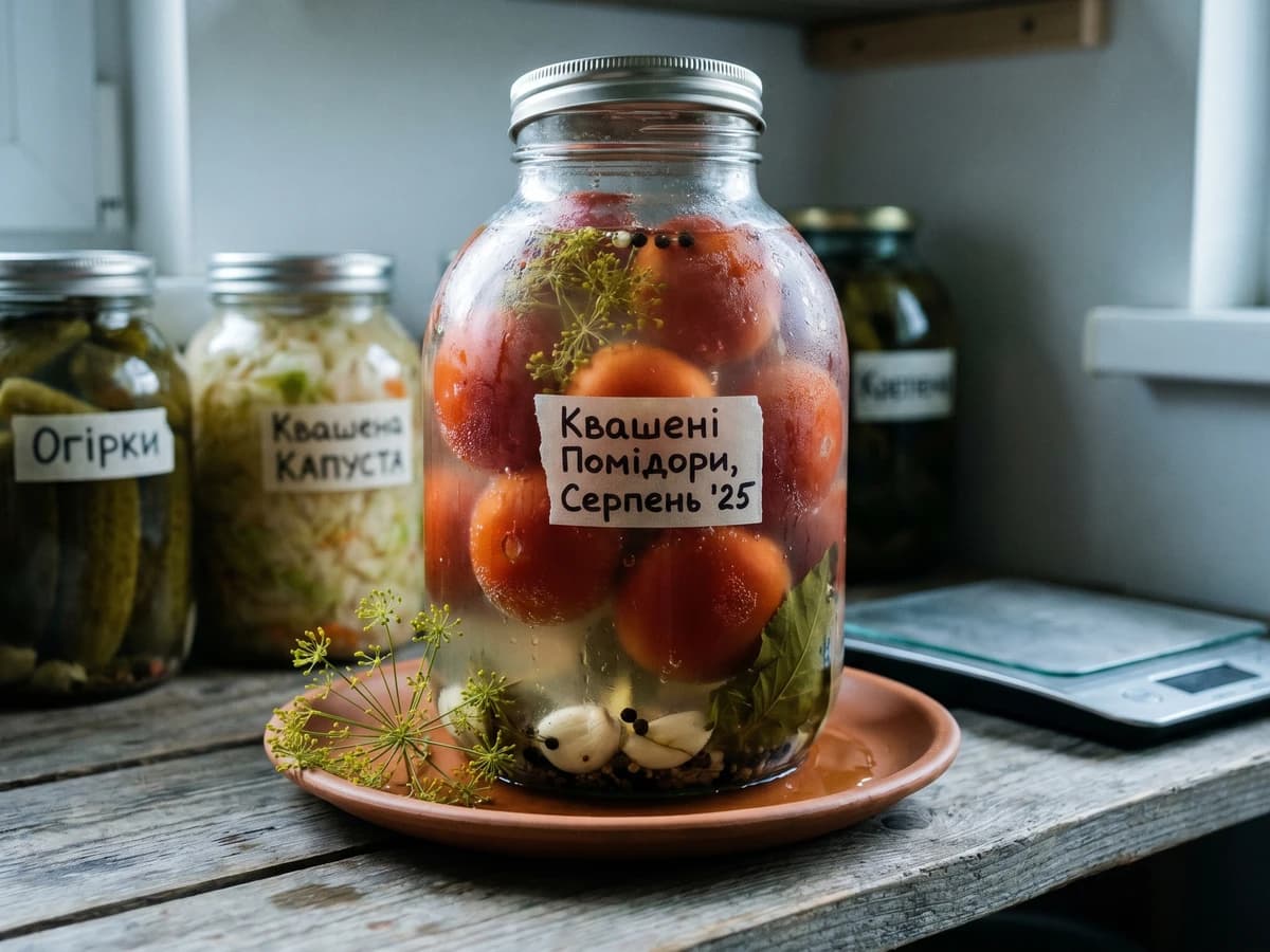Kvasheni Pomidory (квашені помідори, fermented tomatoes) - Chef Lesia