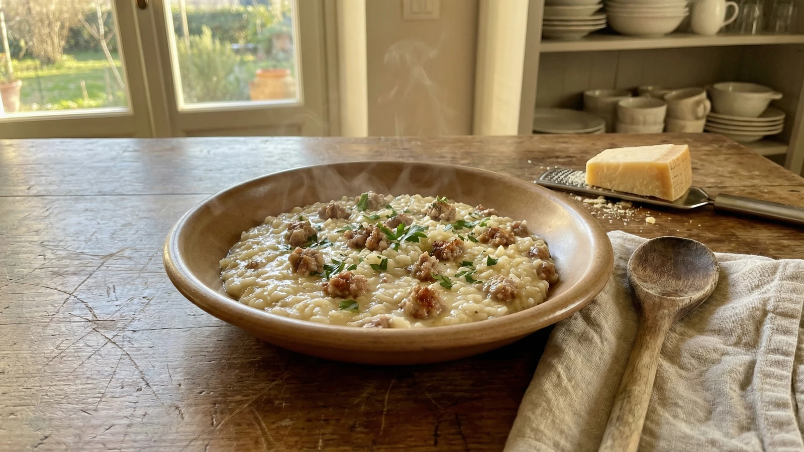 Risotto con Salsiccia
