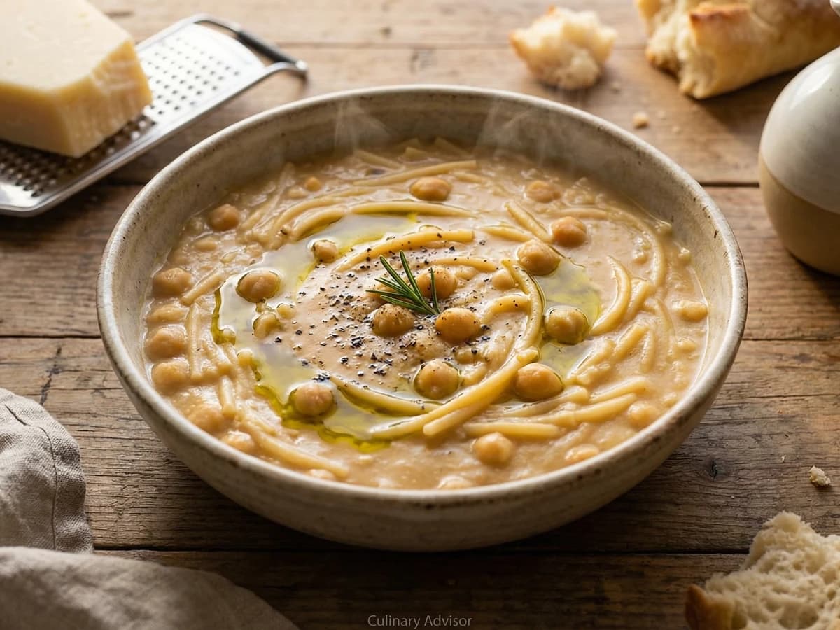 Pasta e Ceci alla Romana - Chef Graziella