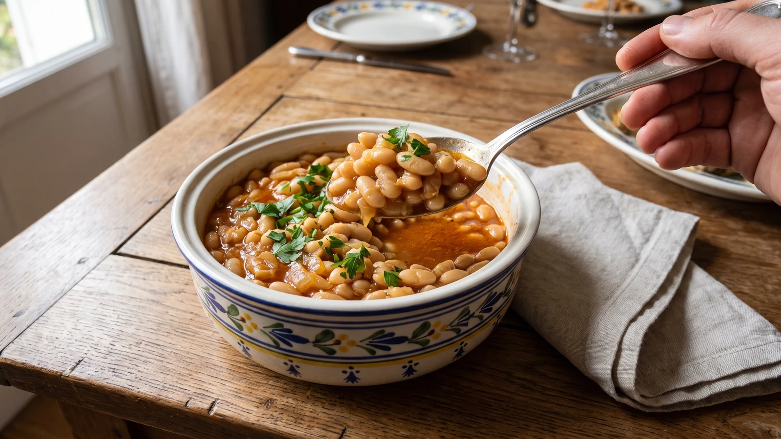 Haricots Blancs à la Bretonne