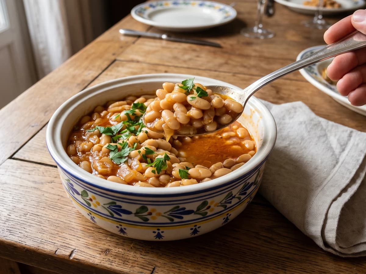 Haricots Blancs à la Bretonne